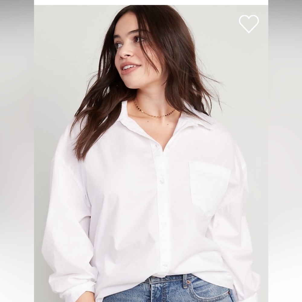 White boyfriend shirt